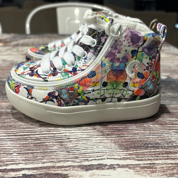 Billy Footwear Lilia’s Eye Candy Classic high Colorful Kids Sneakers Sz 8XW - Picture 3 of 6